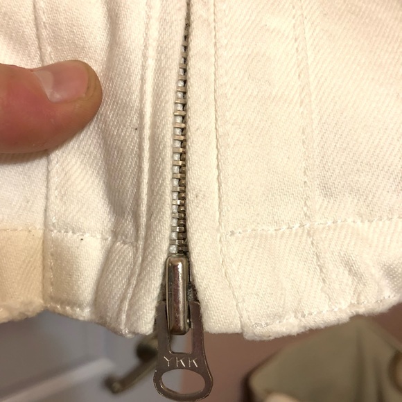 H&M ISABEL MARANT White Mens Moto Jeans - Picture 9 of 13